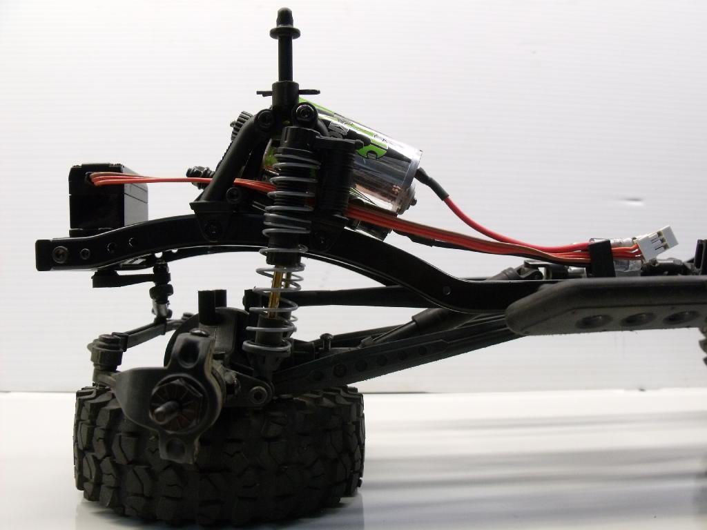 Front Motor Mount Kit with Transfer Case and Servo Mount, Blue Monkey RC